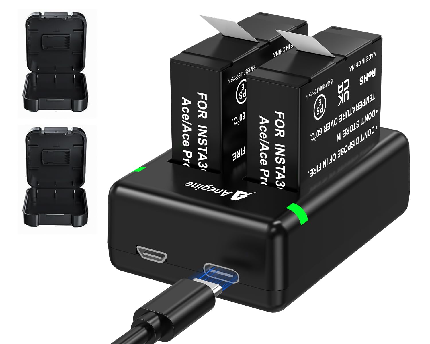 Amazon | Anegine Insta 360 Ace Pro バッテリー 2個 & 充電器セット