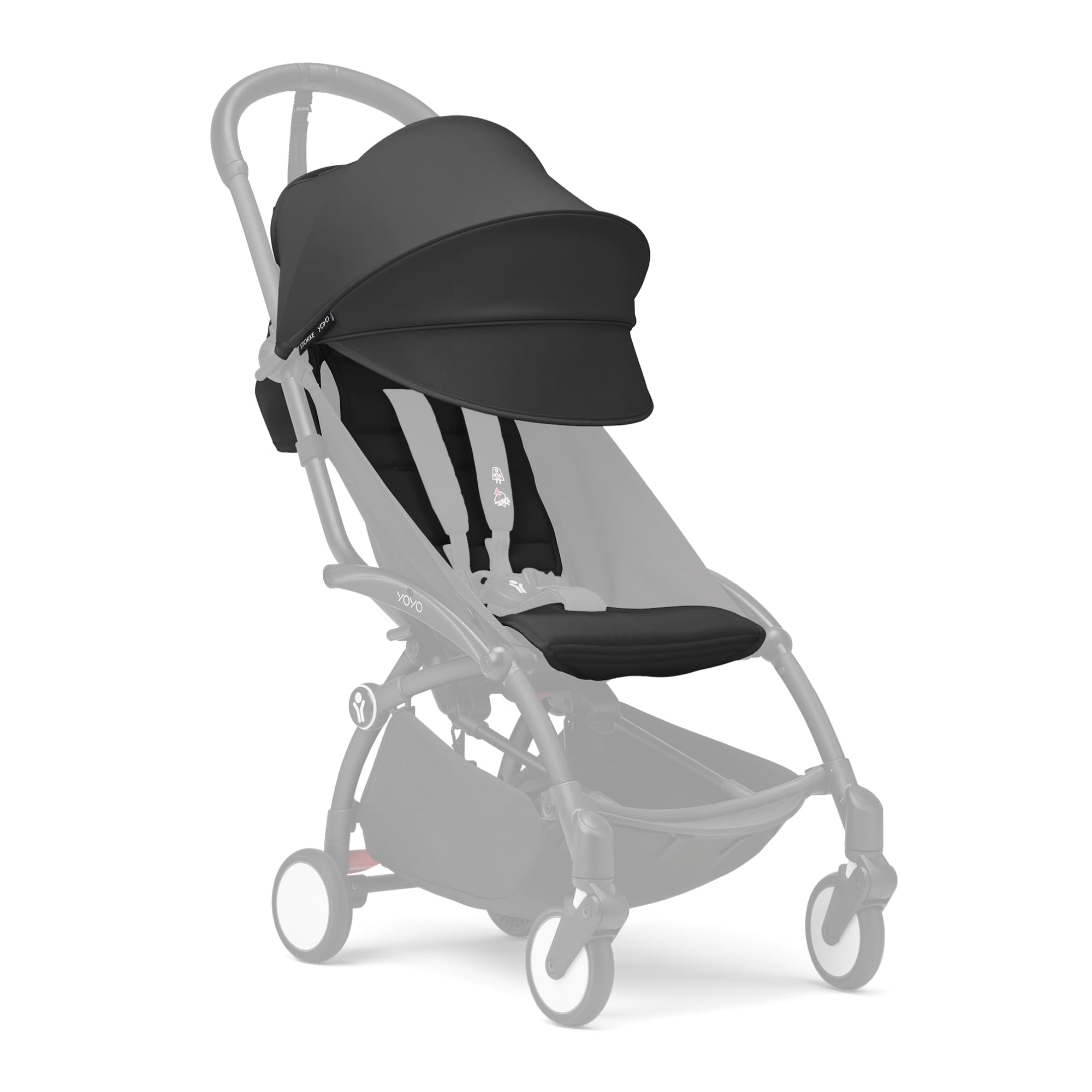 Amazon.com: Stokke YOYO 6+ Color Pack, Black - Textiles Only: Seat