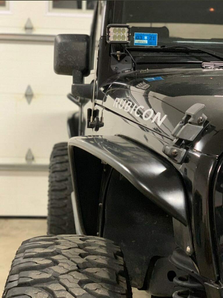 Amazon | KBD ボディキット Jeep Wrangler 2007-2018 4個 フロント