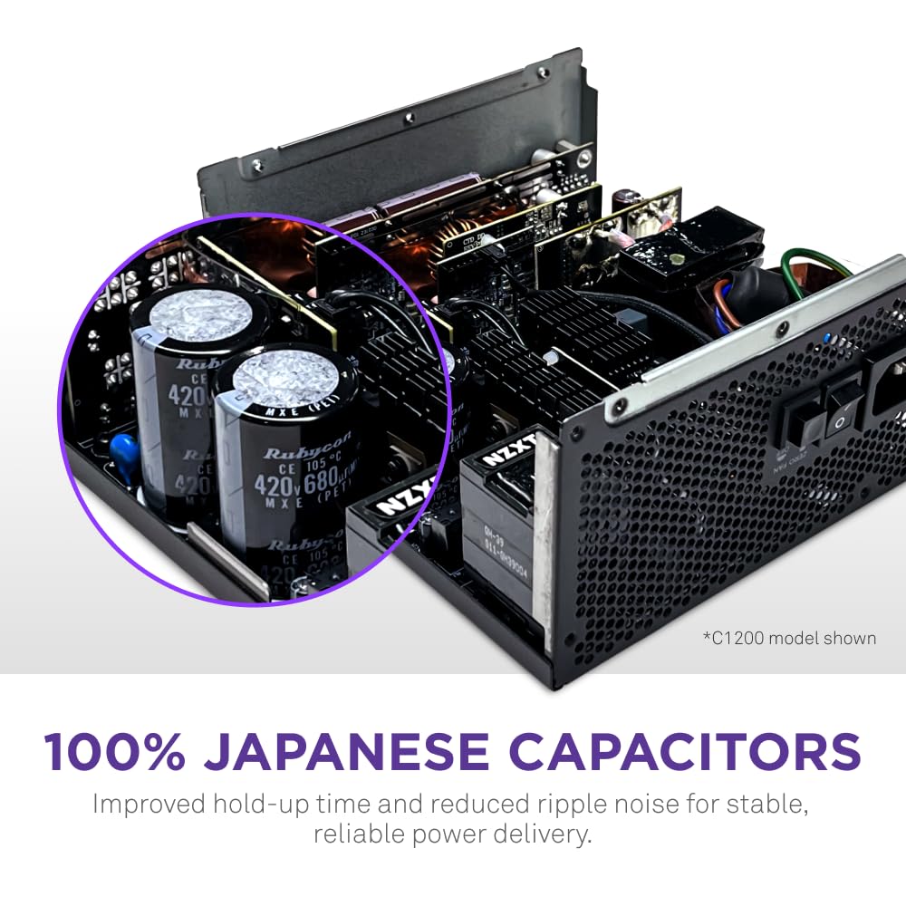 Amazon.co.jp: NZXT C850 ゴールド ATX 3.1 - 完全モジュラー 低ノイズ
