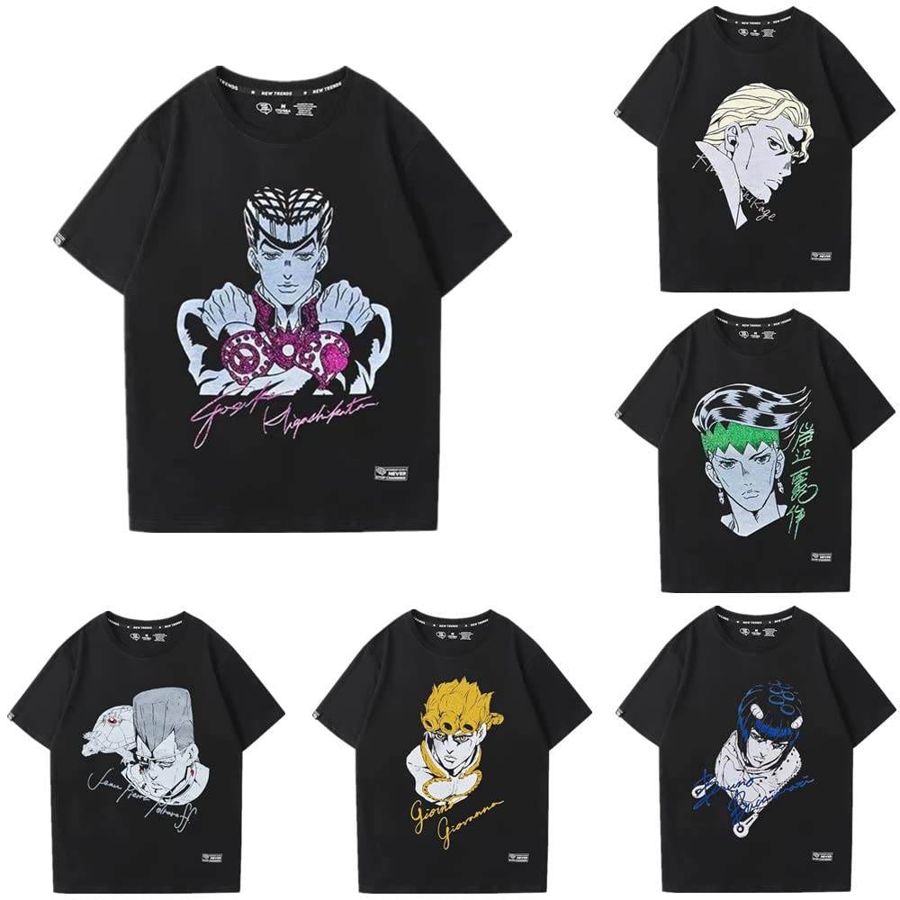 Amazon.co.jp: ジョジョの奇妙な冒険 tシャツ 100％綿 半袖 夏服 日常