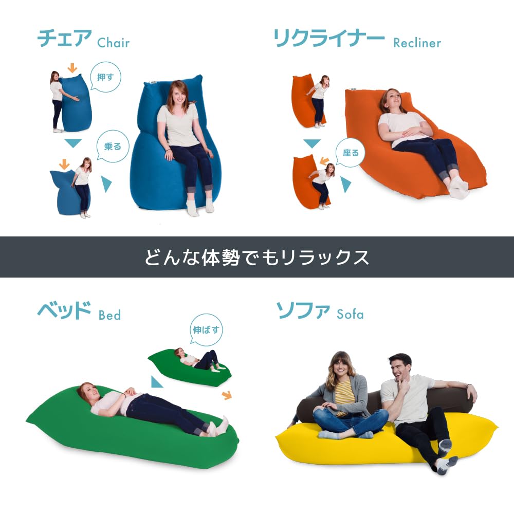 Amazon.co.jp: Yogibo Mega Max Cover ヨギボー メガ マックス 専用