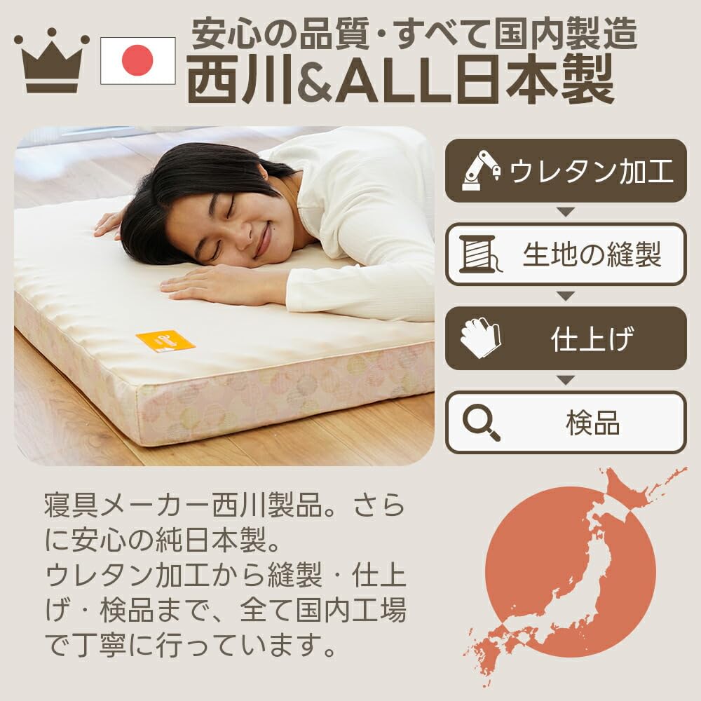 Amazon｜西川 マットレス シングル 高反発 【シリーズ累計76000台以上