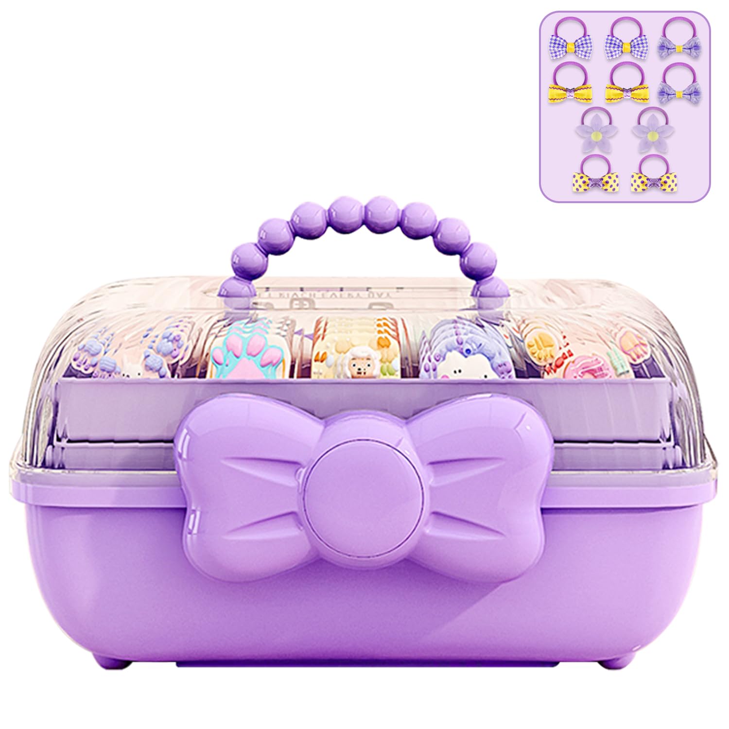 Amazon｜アクセサリー ケース 3段 ジュエリー ボックス 女の子 可愛い