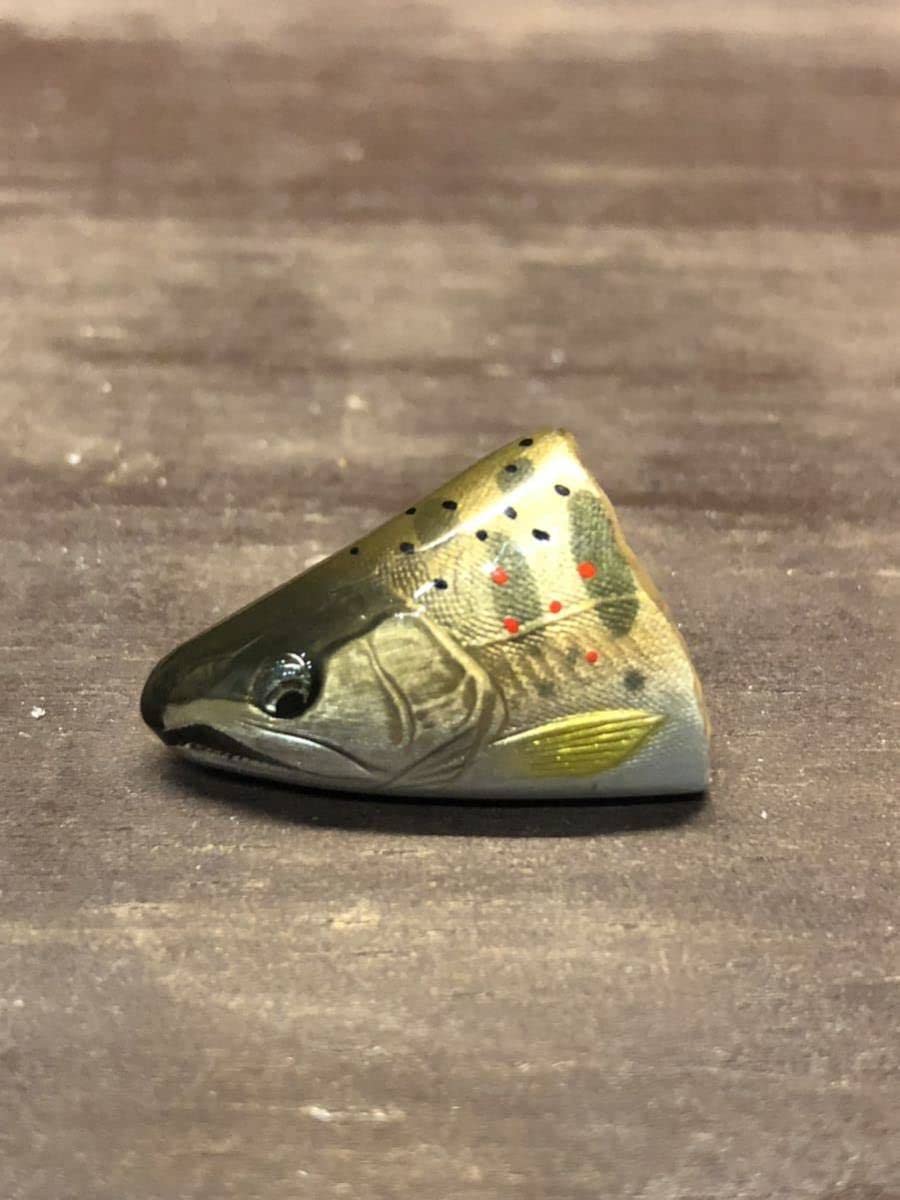 Amazon | 魚類模型作家 吉田光 トラウトベビーピンズ ピンバッジ