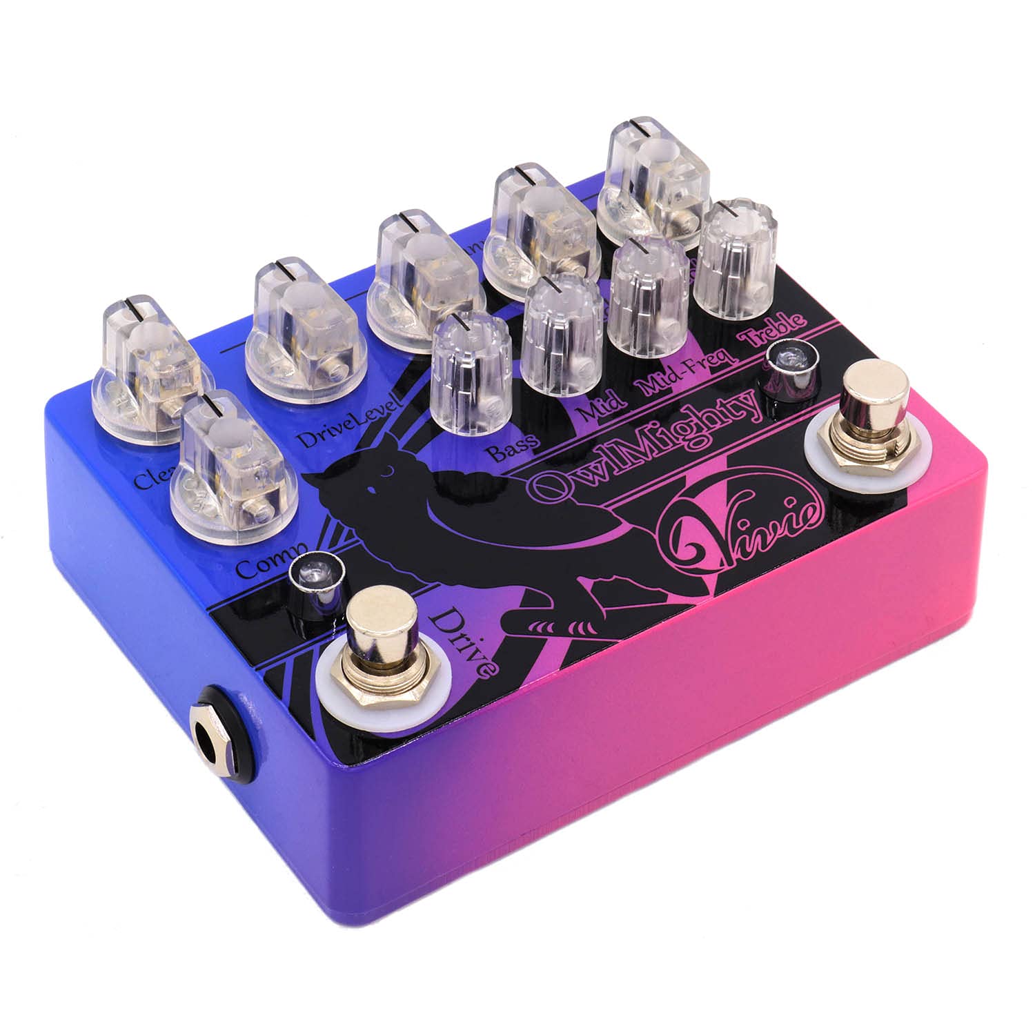 Amazon | Vivie ベース用 プリアンプ/オーバードライブ OwlMighty