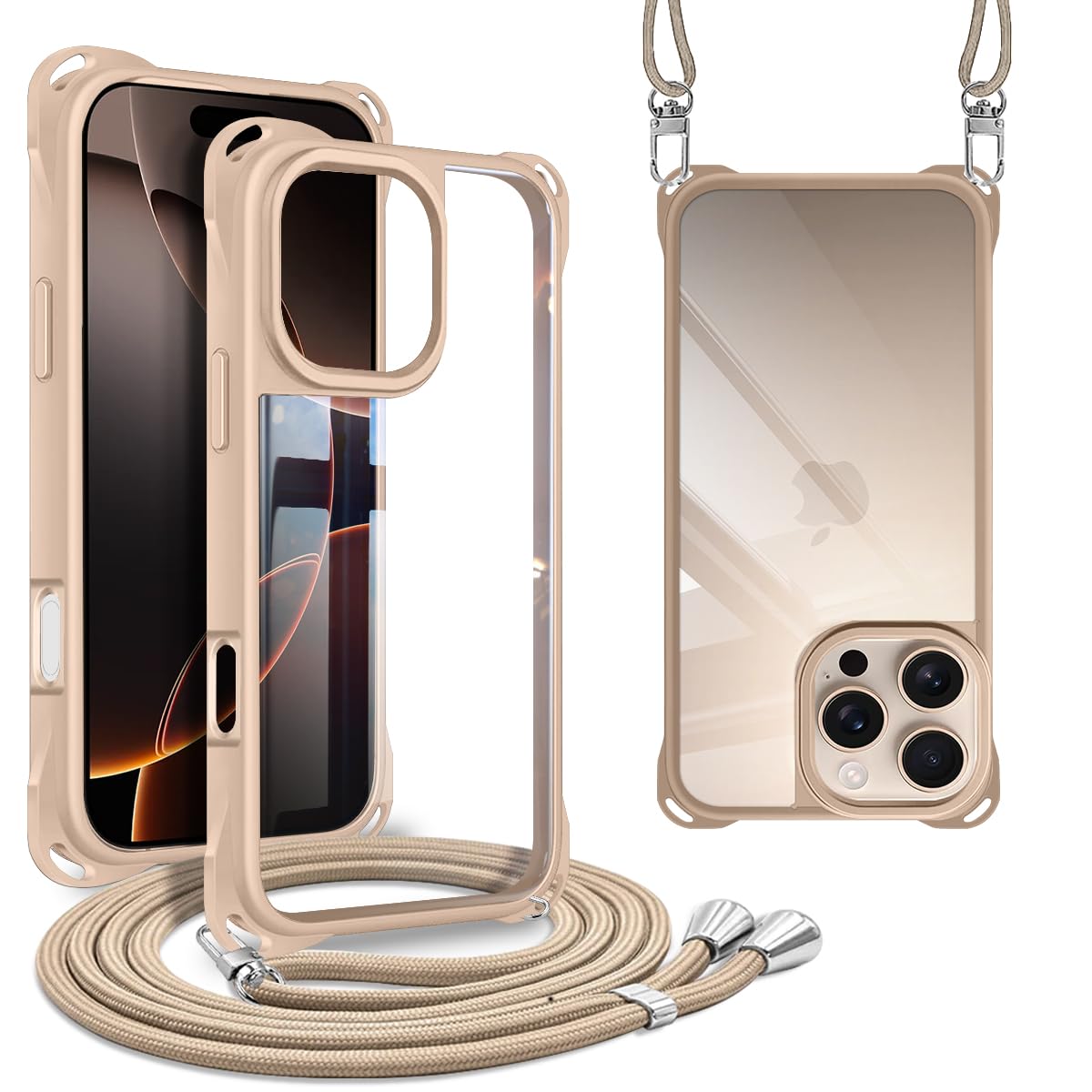 Amazon.co.jp: iPhone 16 Pro 用の ケース ショルダー ストラップ