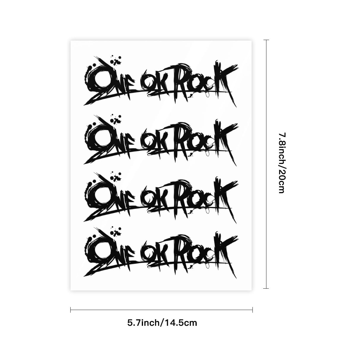 Amazon.co.jp: ワンオクロック クリスタルステッカー 防水シール