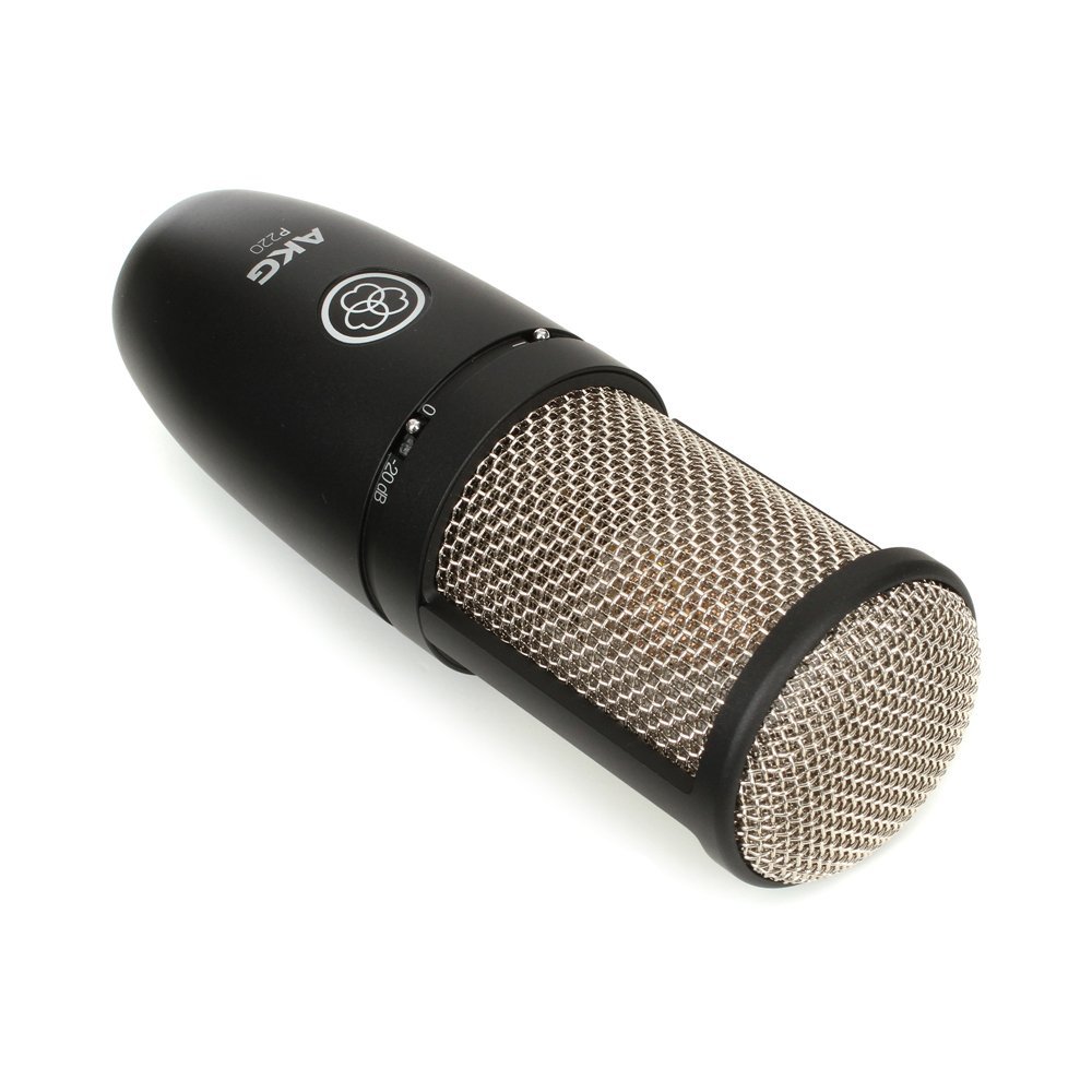AKG P220 コンデンサーマイク 専用ケース付 ショックマウント付 AKG
