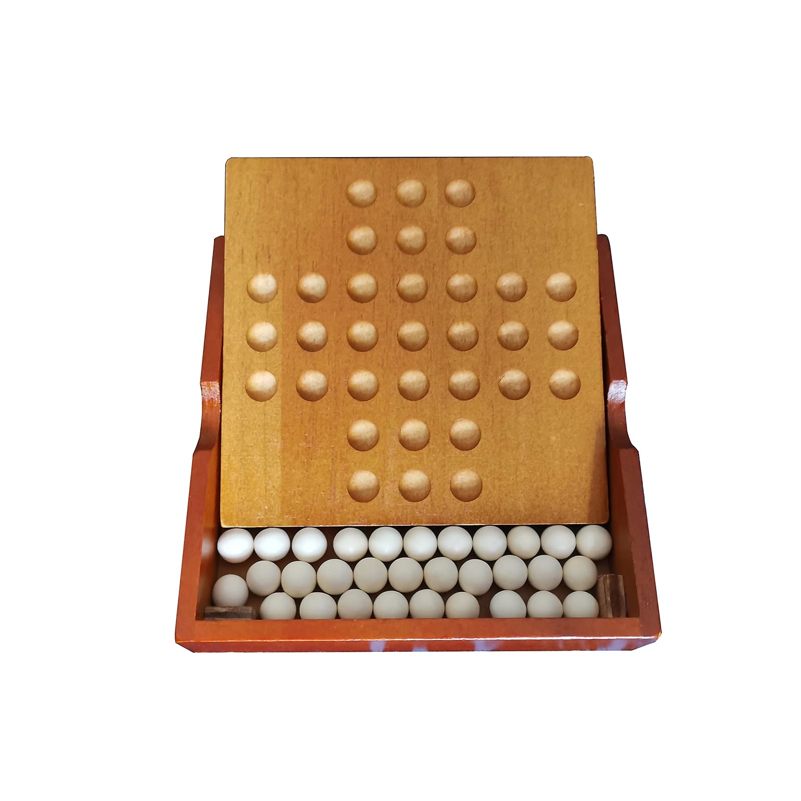 Amazon.co.jp: ソリティアボードゲーム ジャンピングビー玉 ペグ