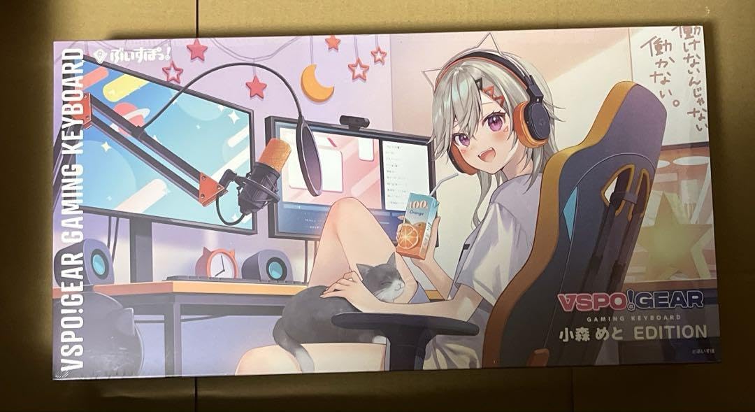 Amazon.co.jp: ぶいすぽっ GEAR ゲーミングキーボード 小森めと