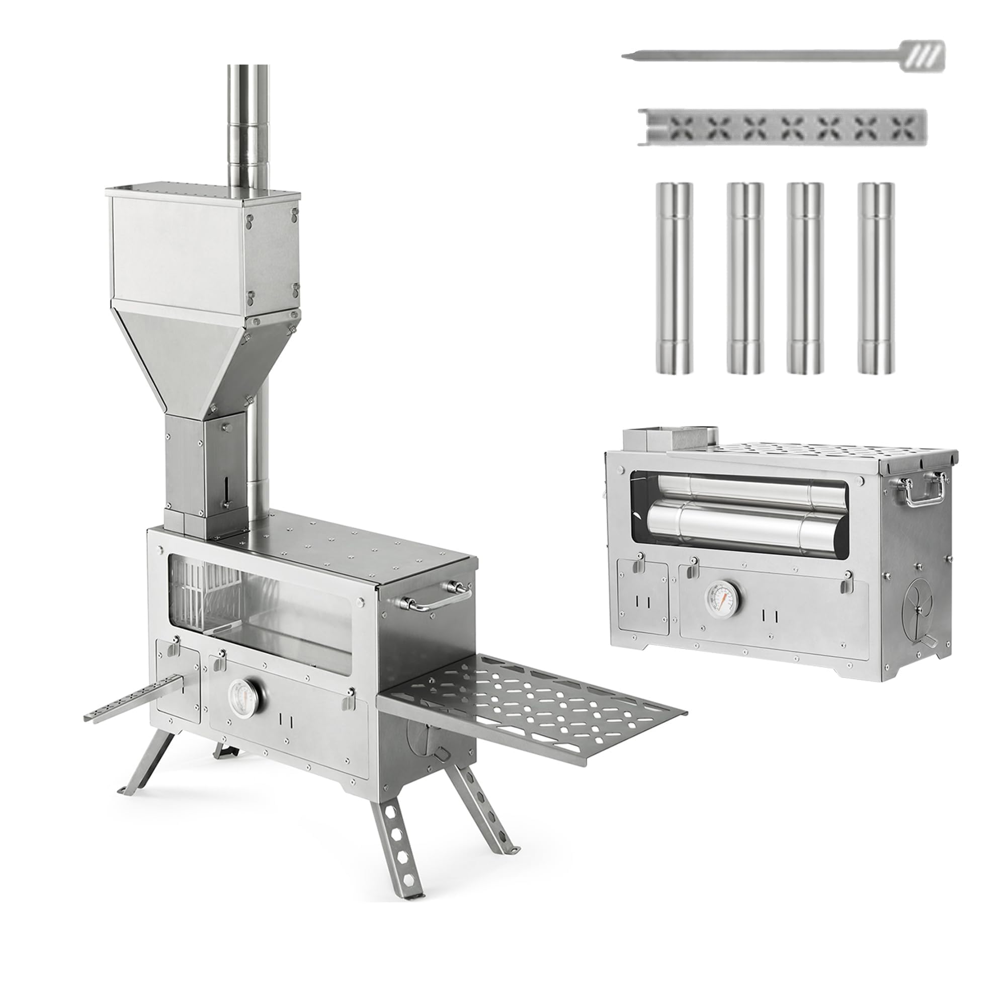 Amazon.co.jp: Naturehike ペレットストーブ 自動排煙 燃焼時間6h