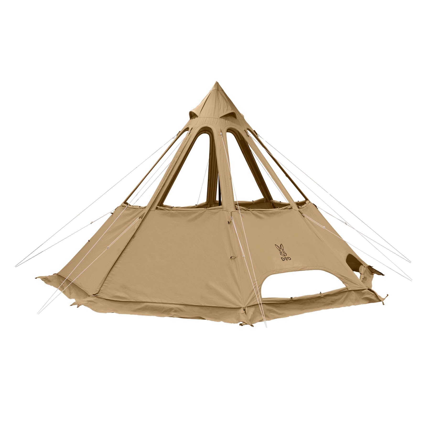 Amazon.co.jp: DOD(ディーオーディー) レンコンテント2M 中で焚き火が