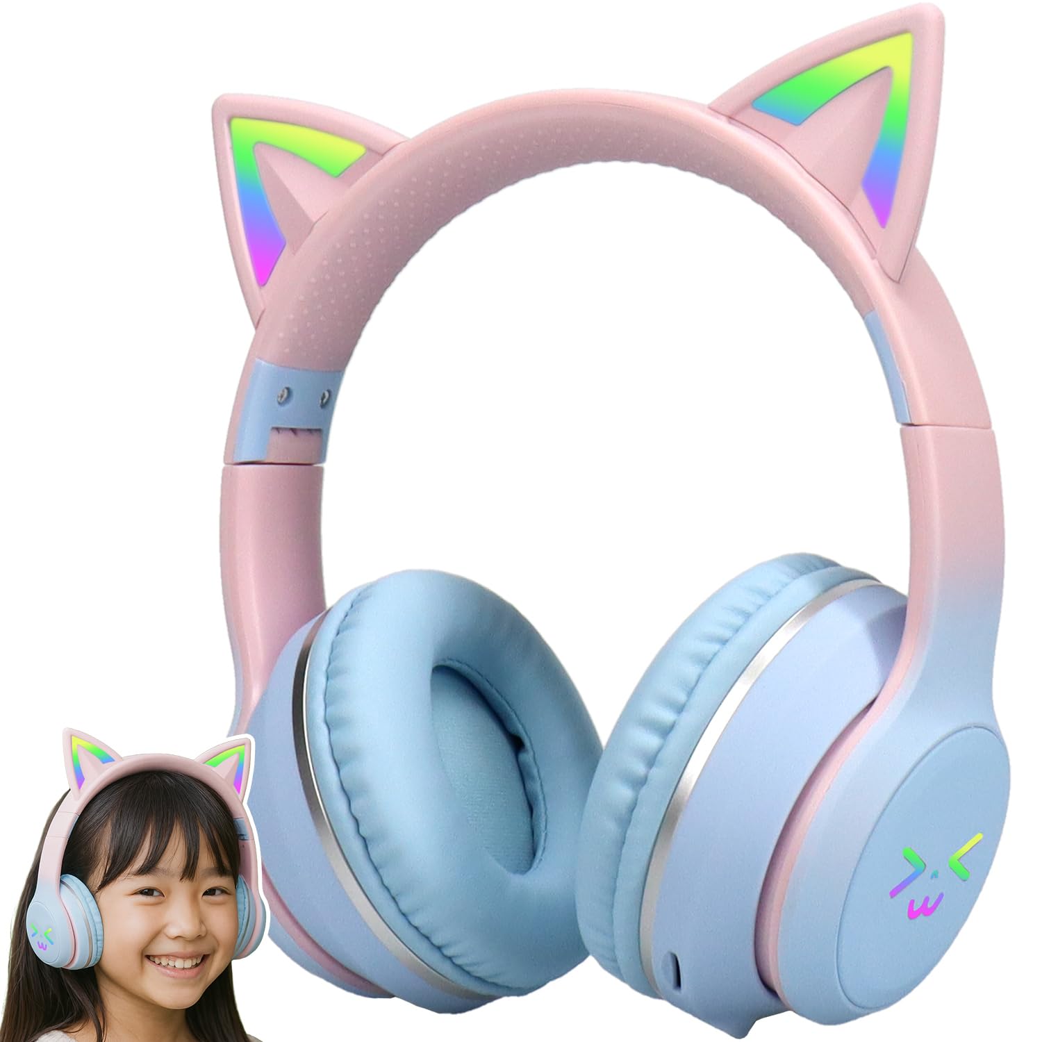 Amazon.co.jp: 【横トナ】子供用ヘッドホン Bluetoothヘッドフォン