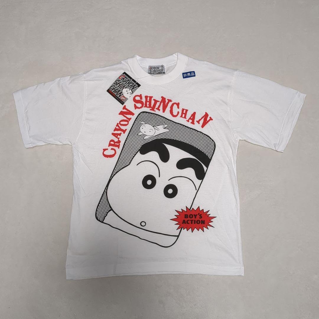 Amazon.co.jp: クレヨン しんちゃん Tシャツ F 白 90s ヴィンテージ