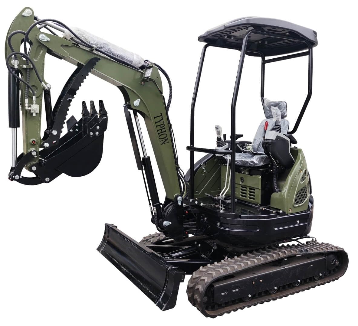 Amazon.com: TYPHON Terror XXV 2.5 Ton Mini Excavator KUBOTA Diesel