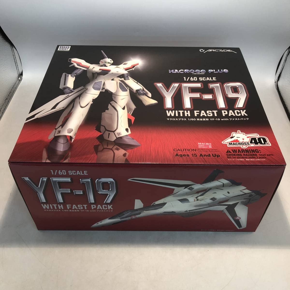 Amazon.co.jp: アルカディア マクロスプラス 完全変形 1/60 YF-19 with