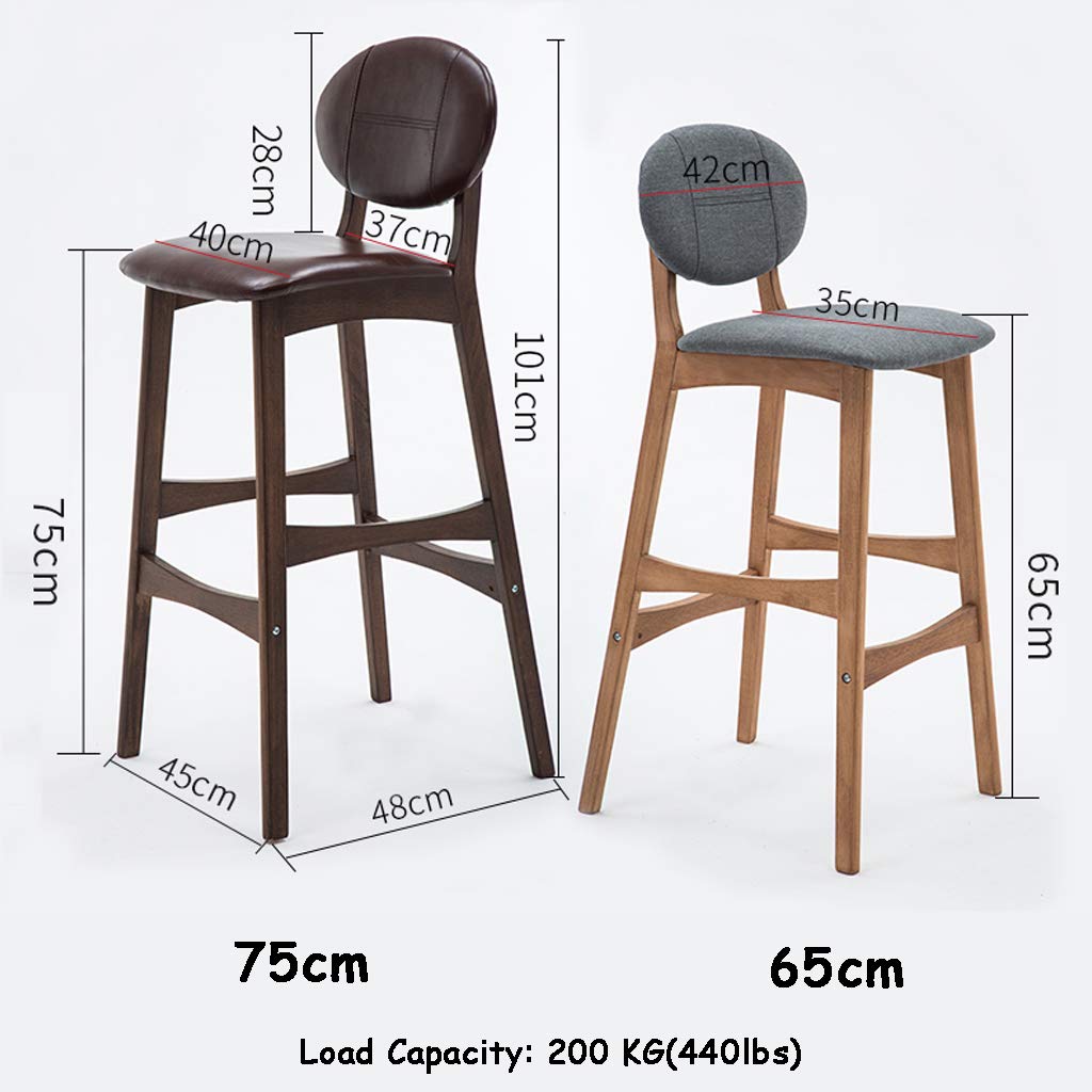 Amazon｜台所用ダイニングチェア木製バースツールヴィンテージ素朴な