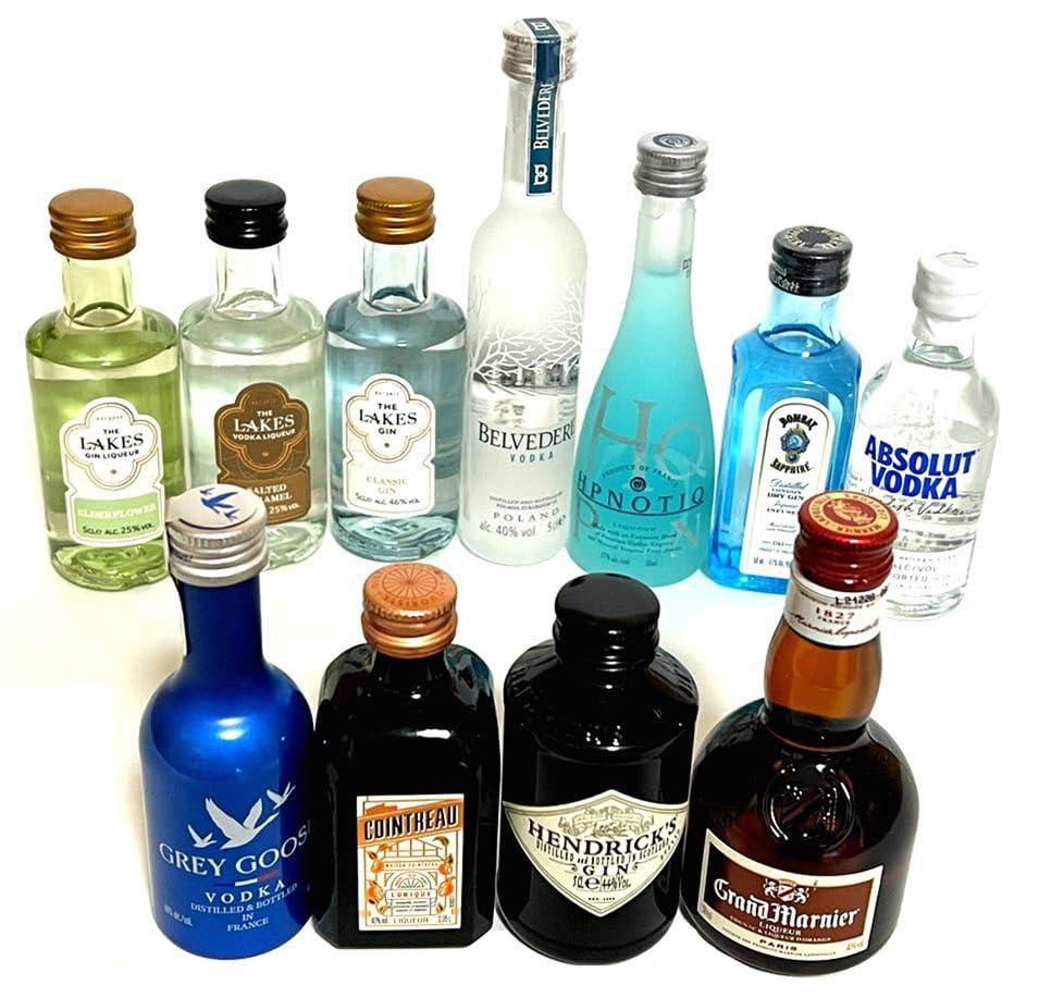 Amazon.co.jp: リキュール・スピリッツ ミニチュアセレクション 11本