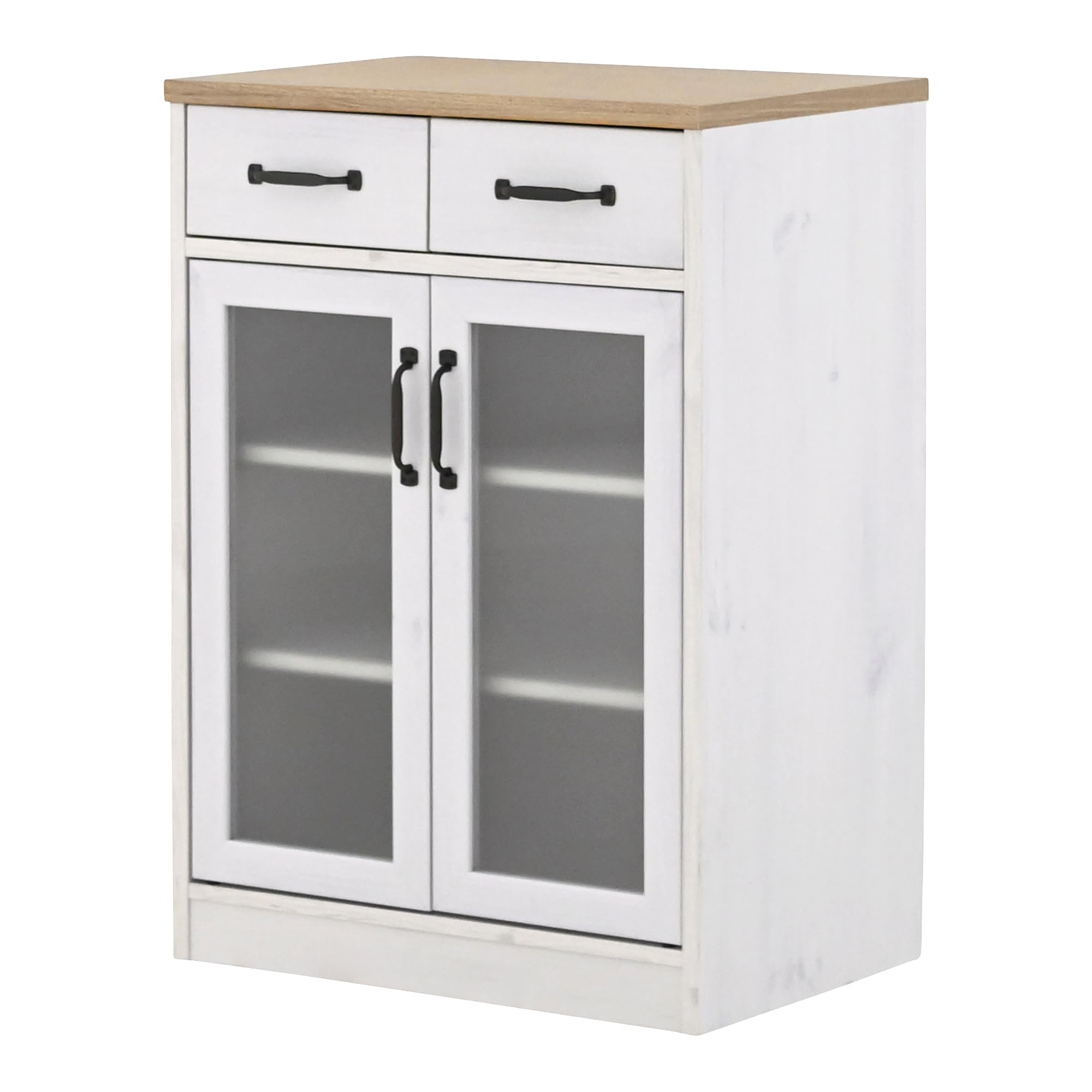 Amazon｜食器棚 完成品 キャビネット 幅60 キッチンカウンター 下収納