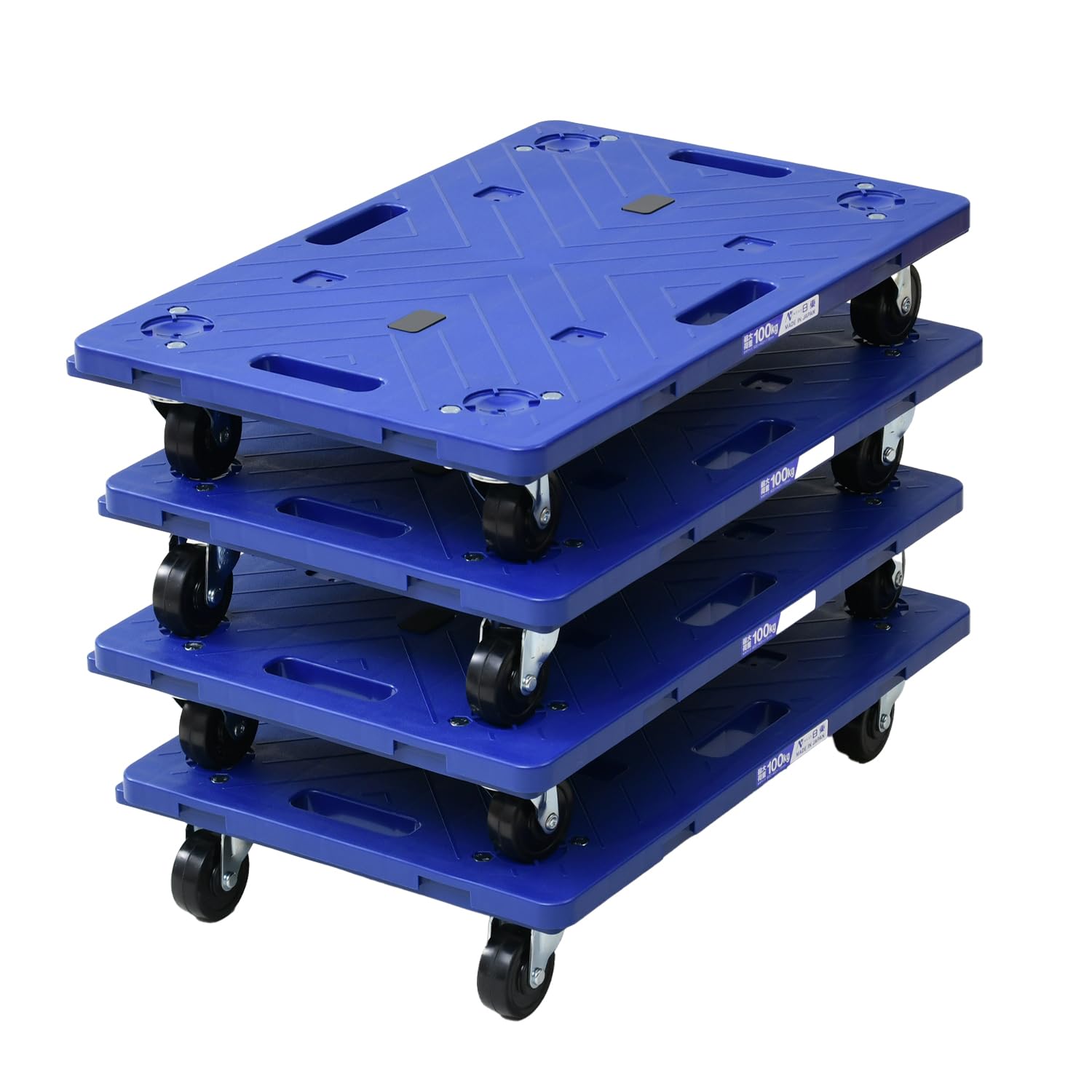 Amazon.co.jp: 山善(YAMAZEN) 連結平台車(ゴムキャスター)60×40cm【4台