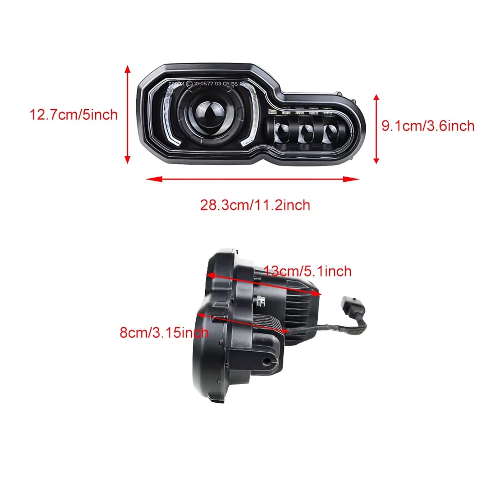 Amazon.co.jp: LEDヘッドライト LED ヘッドライト 用 F650GS/F700GS