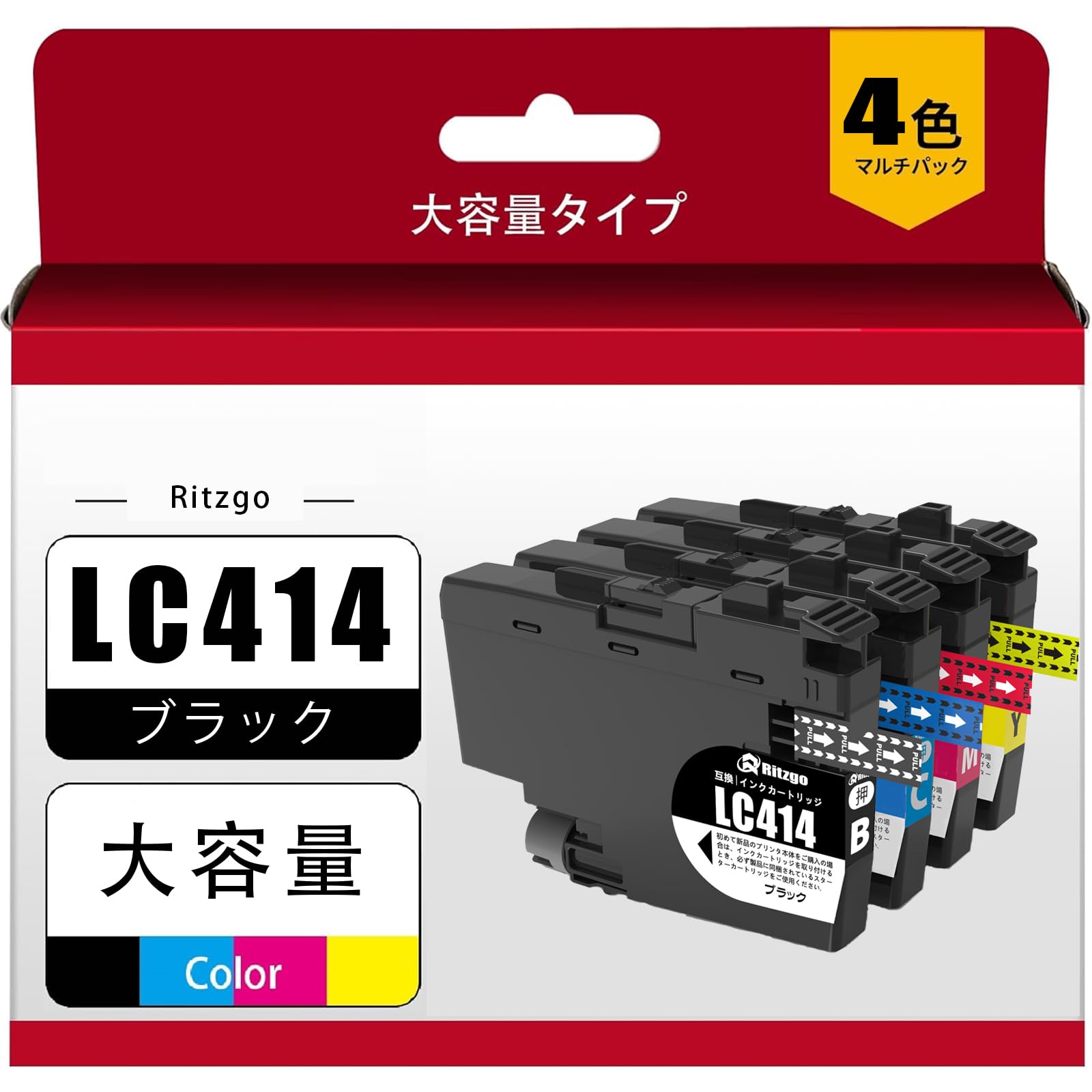 Amazon.co.jp: ブラザー brother LC414-4PK 【4本セット(大容量)】【全