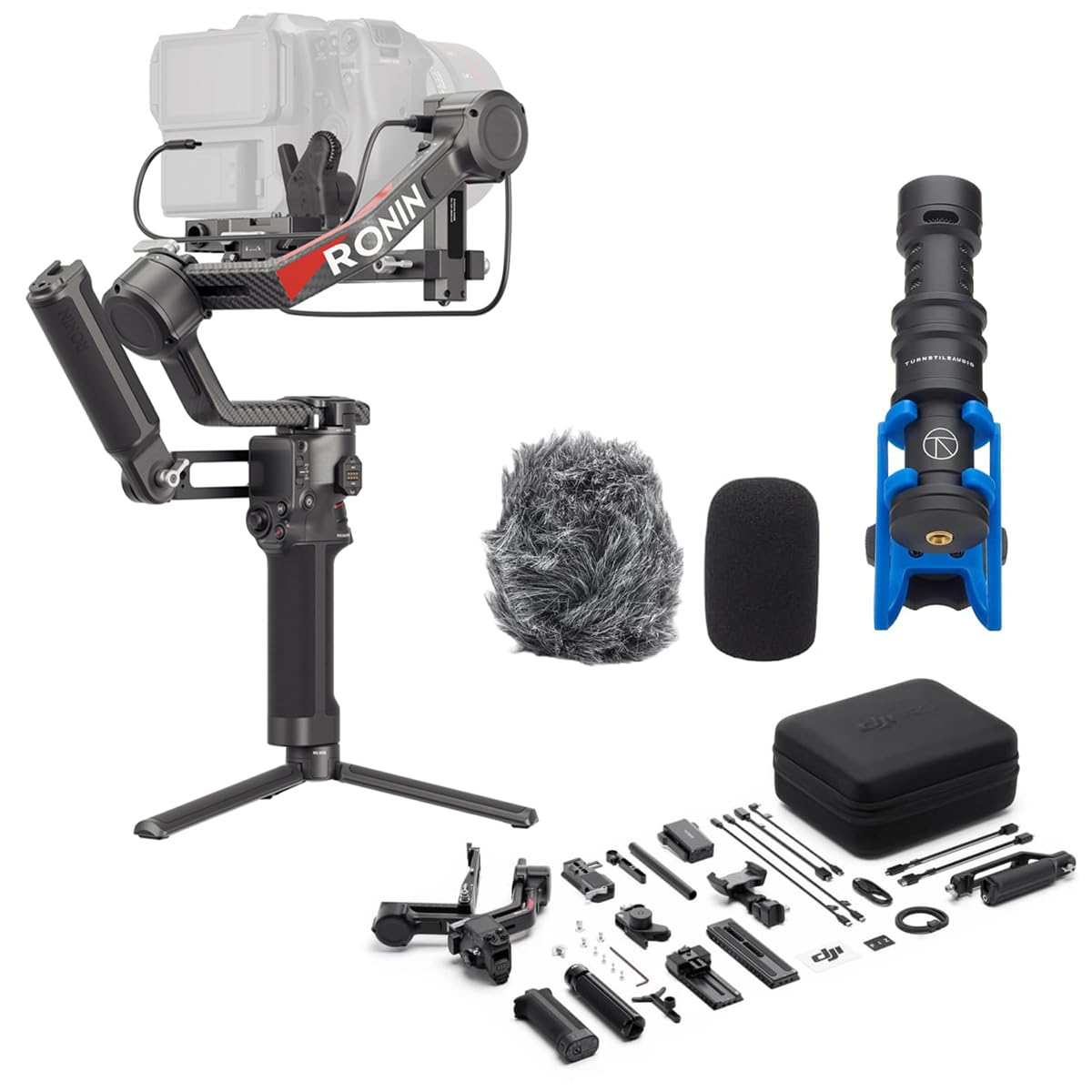 Amazon.com : DJI RS 4 Pro Combo, 3-Axis Gimbal Stabilizer for DSLR