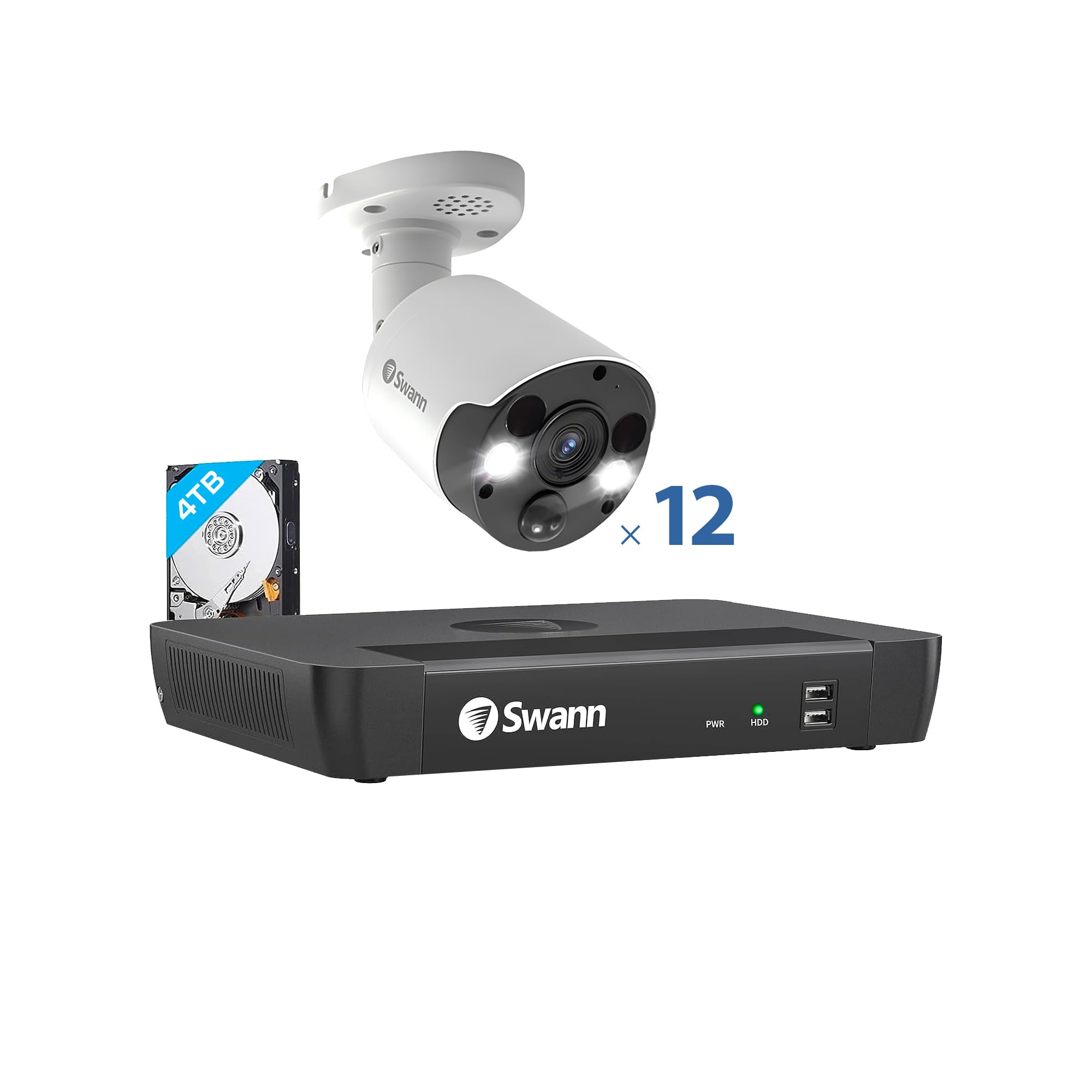 Amazon.co.jp: 【日本正規代理店】Swann セキュリティカメラ 16CH 4K