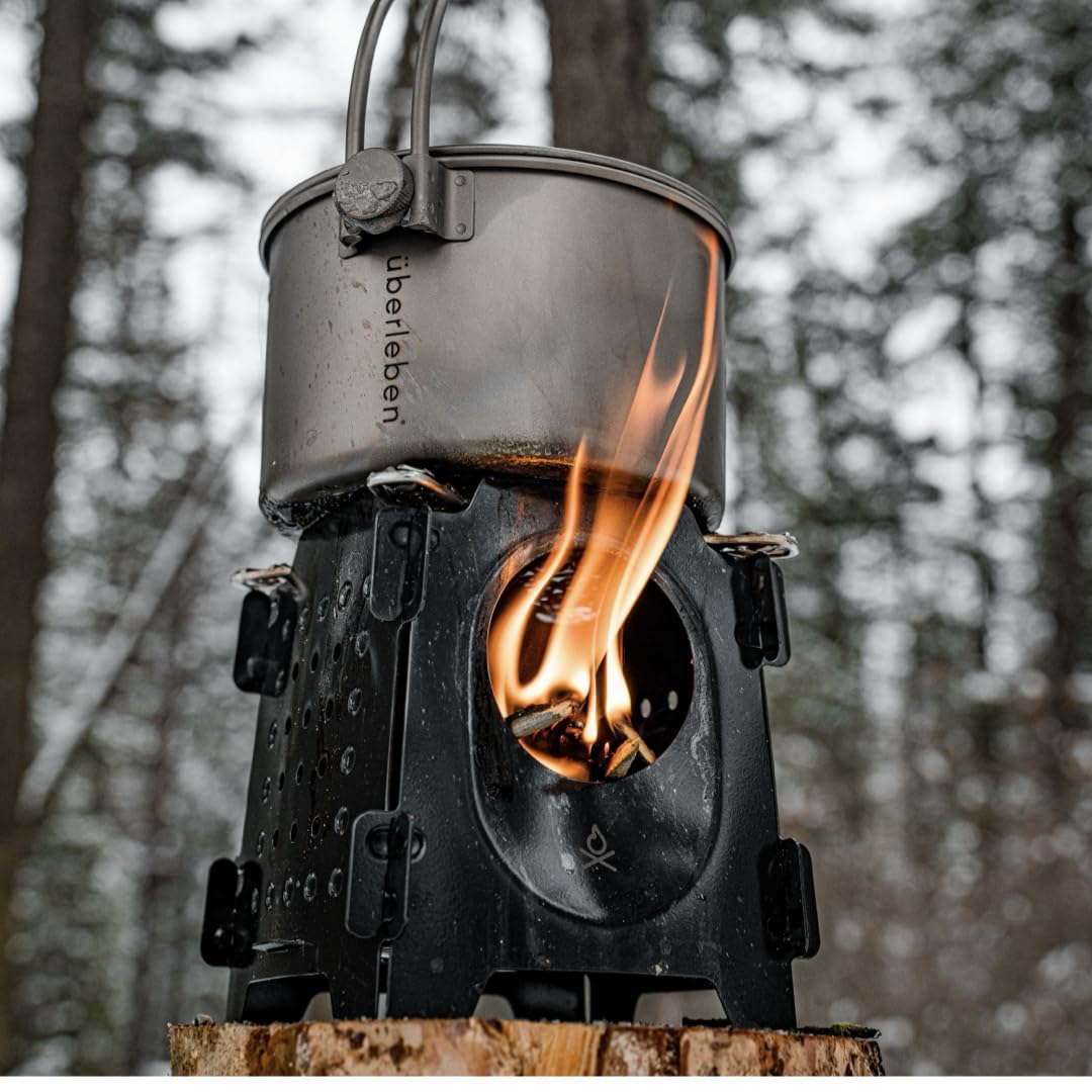 Amazon.com: Überleben | Stöker Wood Burning Camping Stove – 18oz