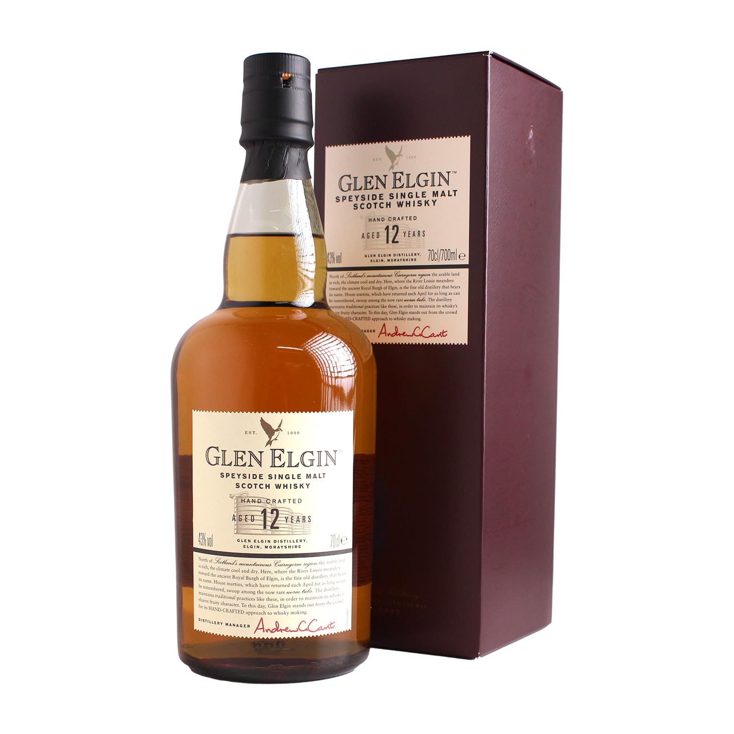 Amazon.co.jp: グレンエルギン 12年 43％ [ ウイスキー イギリス 700ml