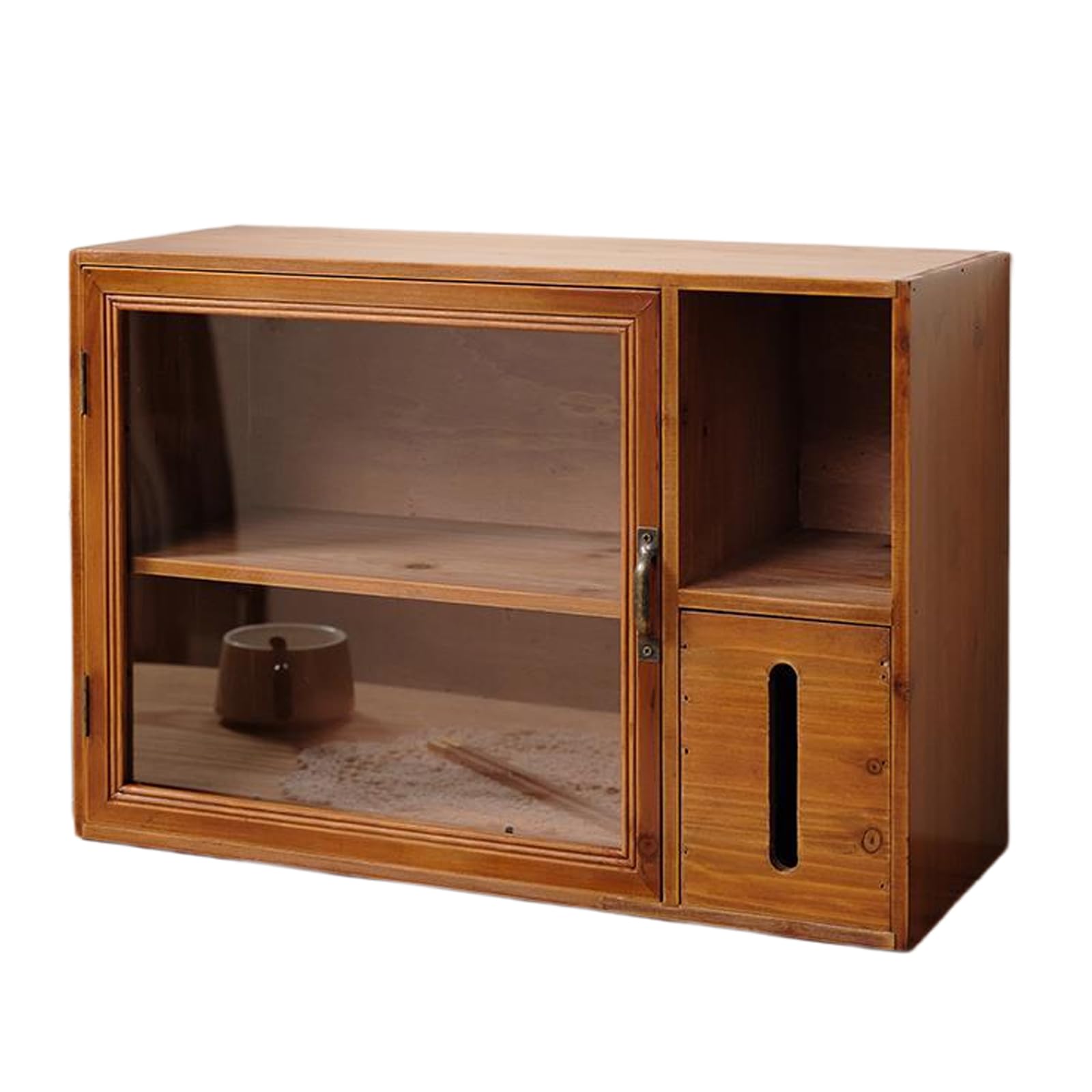 Amazon｜カウンター上収納 木製 コレクションケース アンティーク