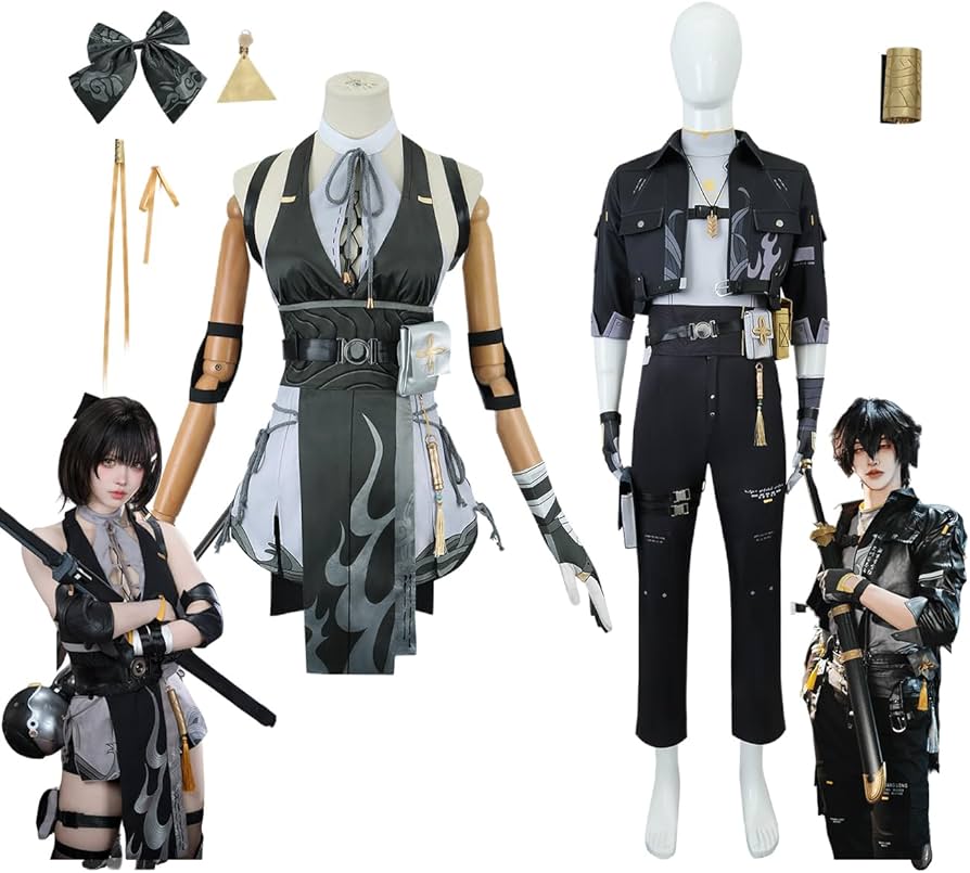 Amazon.co.jp: [YAYANA] 鳴潮 漂泊者 コスプレ衣装 男女主人公 豪華版