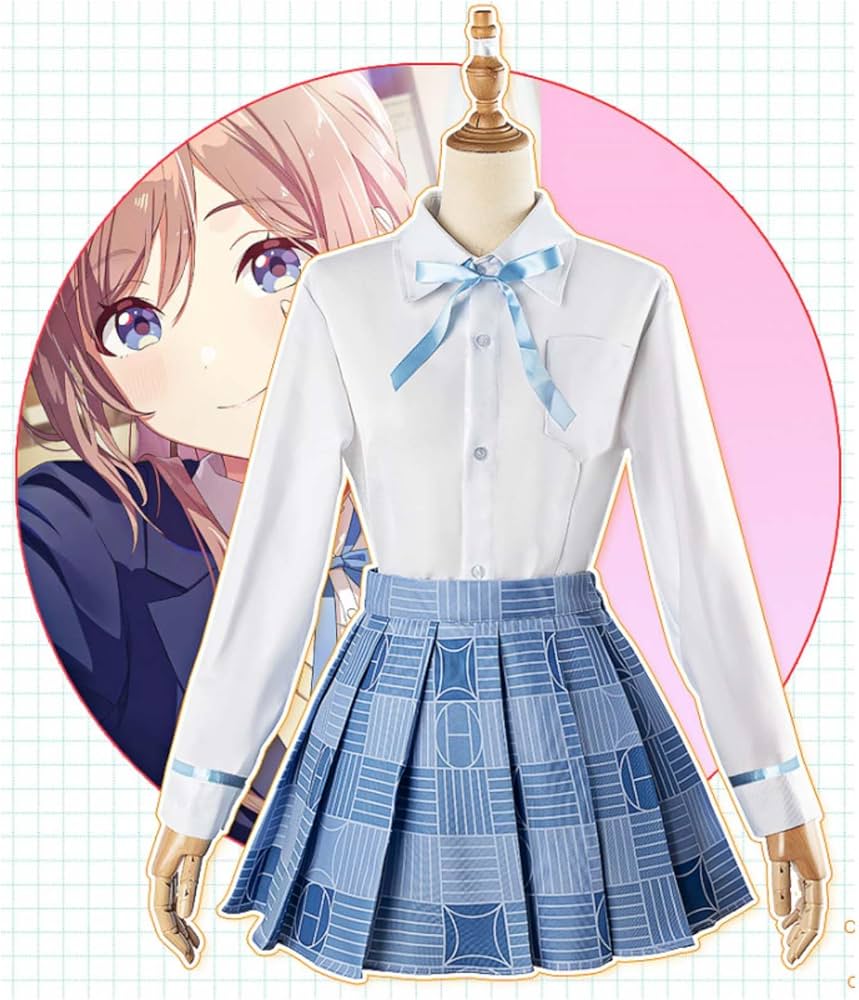 Amazon.co.jp: 姫崎莉波 コスプレ衣装セット 全小物付 制服 ウィッグ