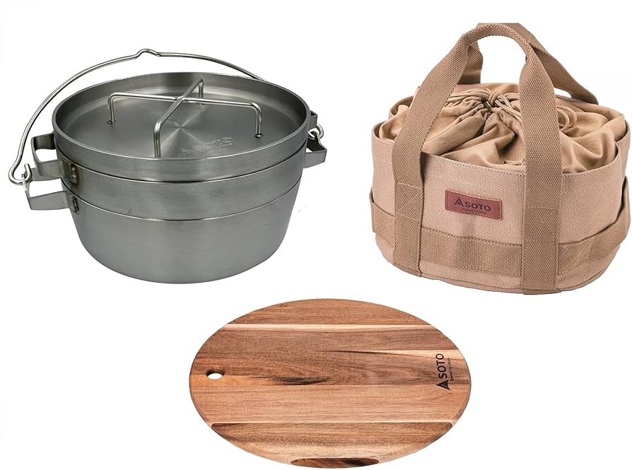 Amazon.co.jp: SOTO ステンレスダッチオーブン 10インチハーフ