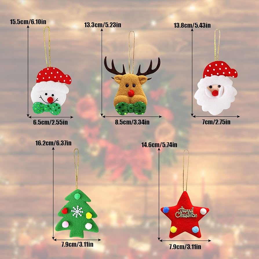 Amazon.co.jp: クリスマスオー ナメント 10個セット 可愛い 雪だるま