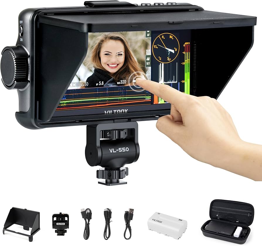 Amazon.com : VILTROX DC-550 Pro Touchscreen Camera Field Monitor