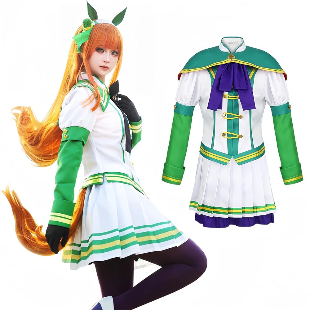 Amazon.co.jp: [NOKIJP] ウマ娘 サイレンススズカ コスプレ サイレント