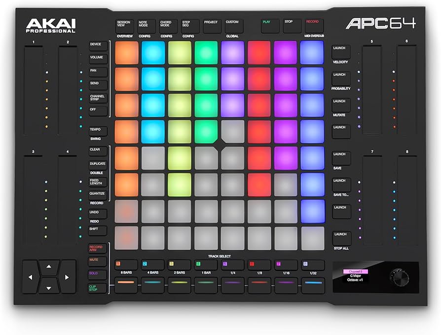 Amazon.com: Akai Professional APC64 Ableton MIDI Controller with 8