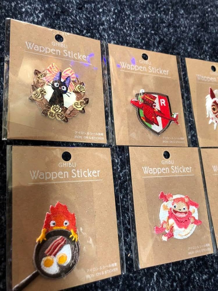 Amazon.co.jp: ジブリパークオリジナル 刺繍ワッペンシリーズ6種類