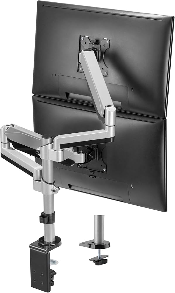 Amazon.co.jp: AVLT モニターアーム デュアル 上下 2画面 13〜27インチ