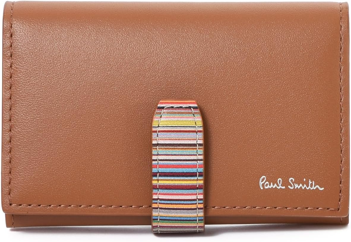 Amazon | [ポールスミス] ラッピング済 名刺入れ メンズ 本革 レザー
