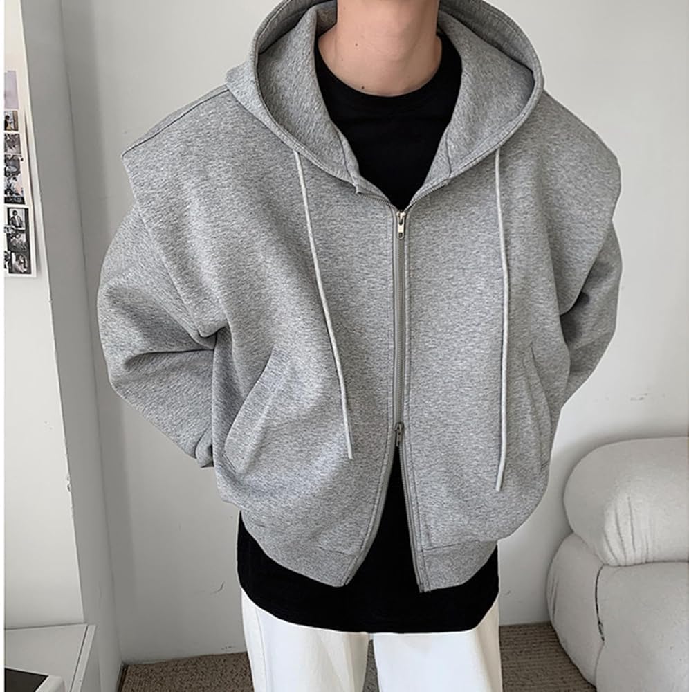 Amazon.co.jp: [Taopagii] メンズ パーカー 長袖 ジップアップパーカー