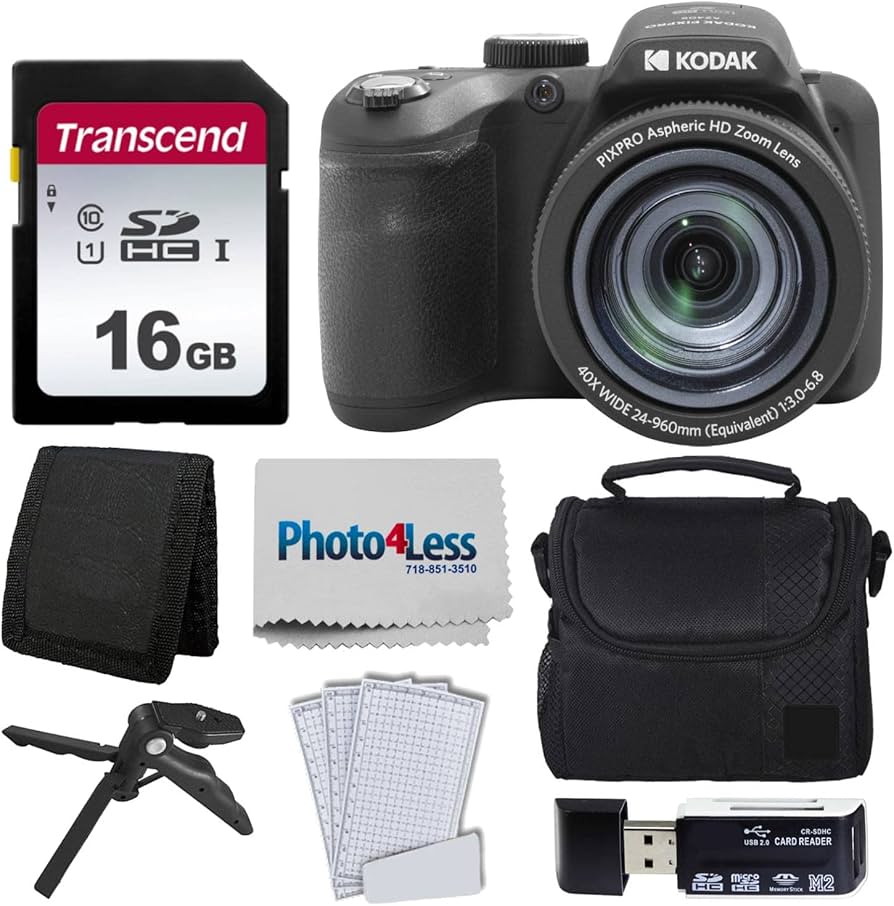 Amazon.com : Kodak PIXPRO AZ405 Digital Camera (Black) + 16GB