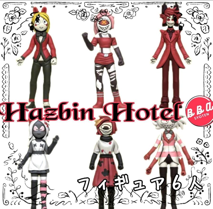 Amazon.co.jp: ハズビンホテル Hazbin Hotel フィギュア 10cmくらい 6