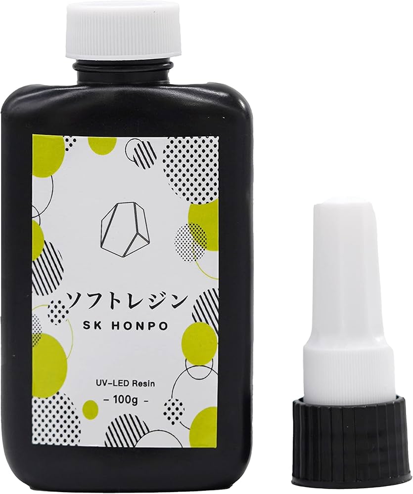 Amazon | SK本舗 UV-LEDレジン液 ソフトレジン soft resin(100g)_