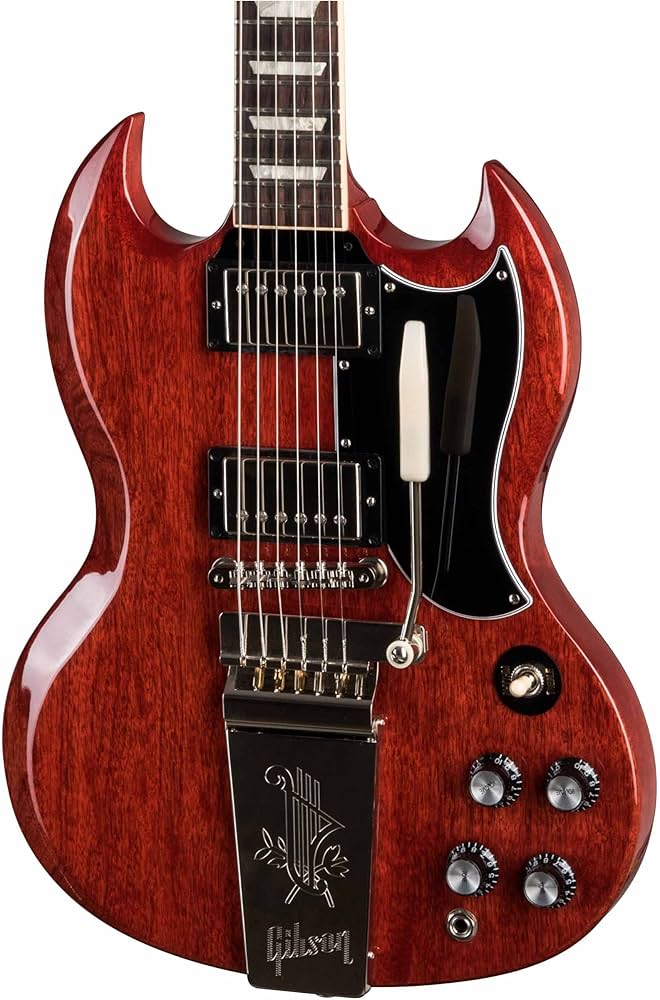 Amazon | Gibson SG Standard 61 Maestro Vibrola Vintage Cherry SG