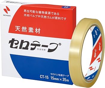 Amazon | ニチバン セロテープ 大巻 箱入り 15mm×35m CT-15 | セロハン