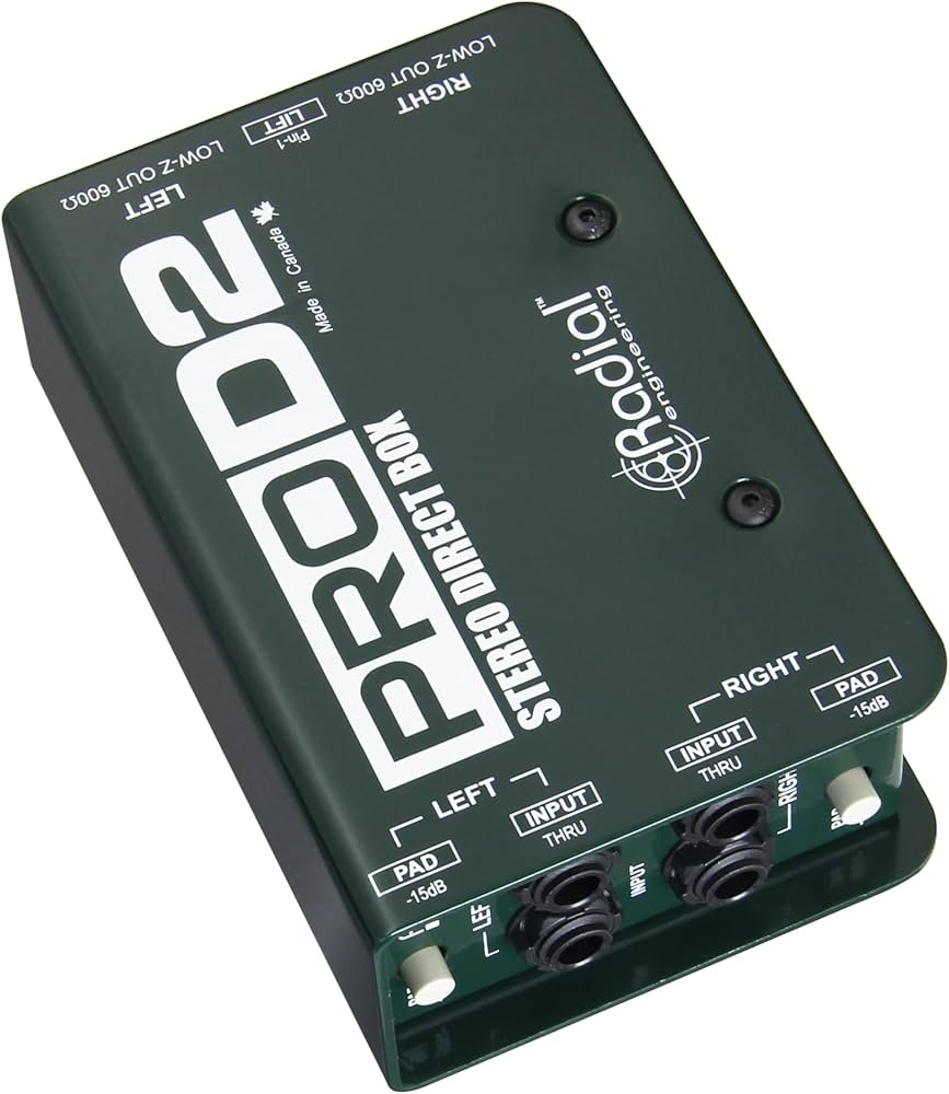Amazon.com: Radial ProD2 Passive 2 Channel Direct Box : Musical