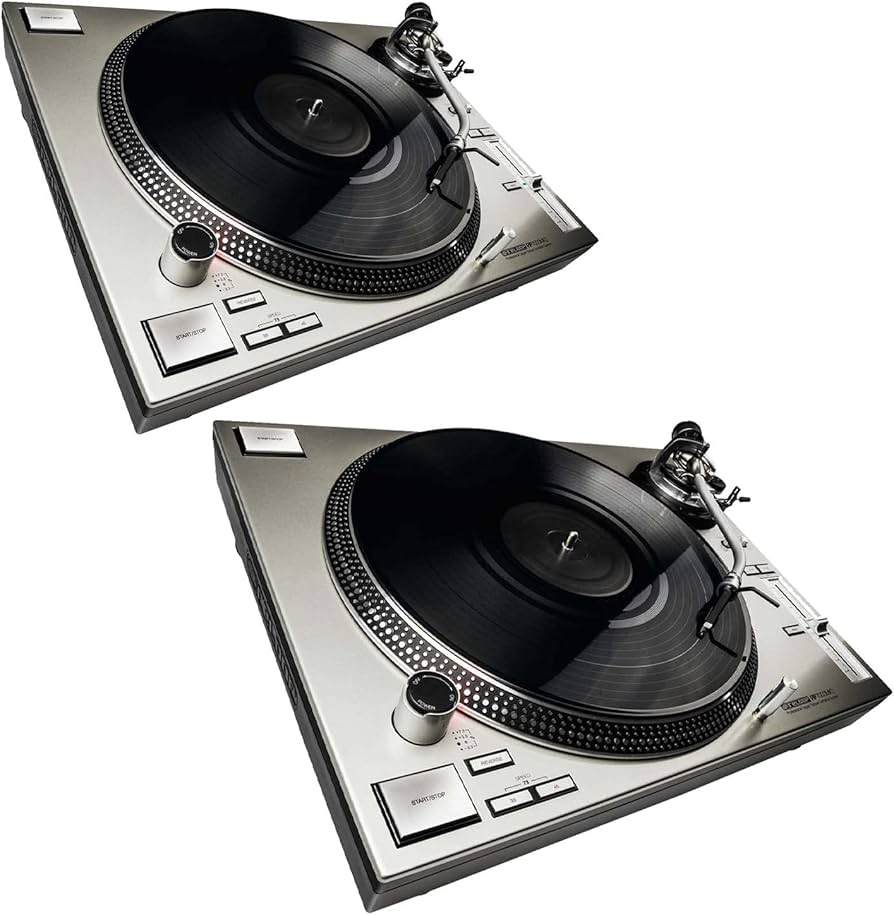 Amazon | (2) Reloop RP-7000 MK2 (シルバー) ターンテーブルセット